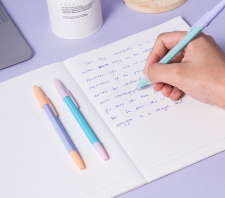 Pix de Unică Folosință 0.7 mm Corp Pastel Albastru Q66 – DELI [1]