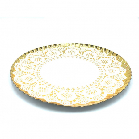 Platou prăjituri Rotund din Carton Decorativ, 35 cm [2]