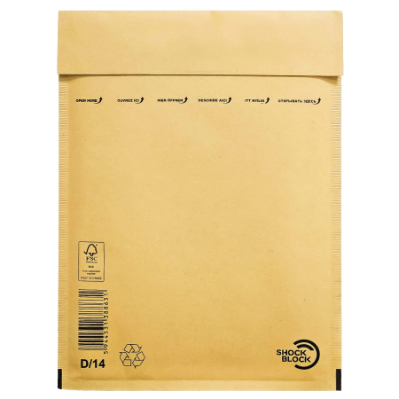 Birotica & Papetarie - Plic antisoc cu bule de aer D/14, maro