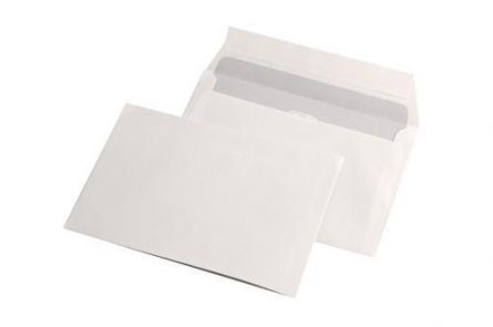 Birotica & Papetarie - Plic C6 siliconic alb, 70 g, 114 × 162 mm – 25 Buc / Set