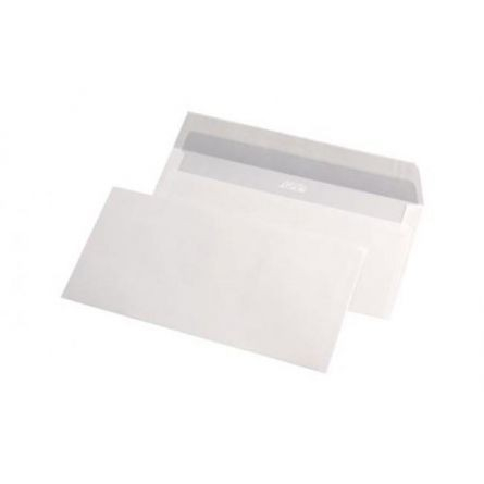 Birotica & Papetarie - Plic DL siliconic alb, 80 g, 110 × 220 mm – 25 Buc / Set