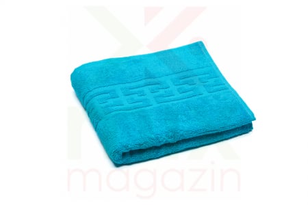 Textile - Prosop fata 50x90 cm, 500 gr/mp, produs in pakistan, 100% bumbac, culoare : albastru
