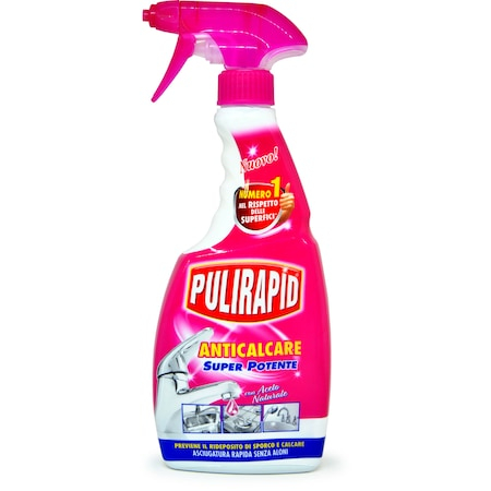 Solutie baie - Pulirapid solutie spray 500ml anticalcar cu otet