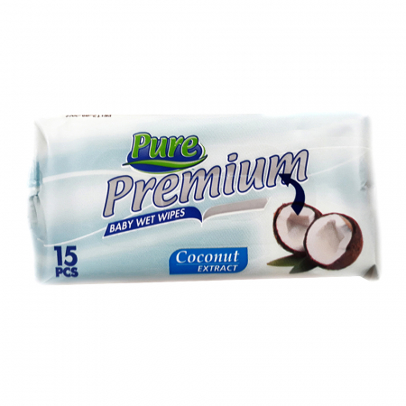 Servetele umede - Pure premium servetele umede buzunar 15pcs diverse sortimente