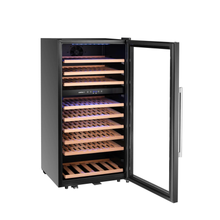 Răcitor de vinuri, 2 zone, 91 sticle, Arktic, 230L, Negru, 569x595x(Î)1215mm [2]