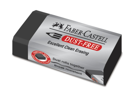 Birotica & Papetarie - Radieră pentru creion Dust Free Neagră 24 – Faber-Castell