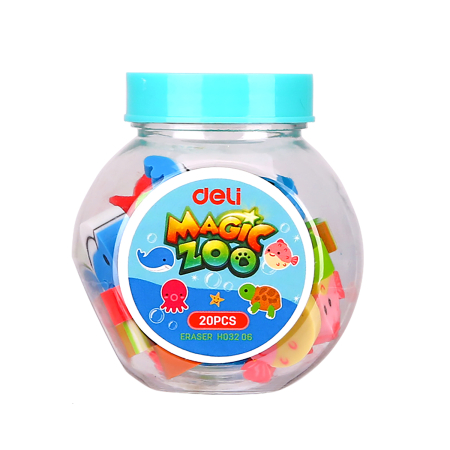 Radiere creion Mini Zoo – 20 Buc /  Set [1]