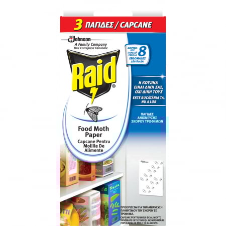 Insecticide - Raid capcane molii alimente 3buc