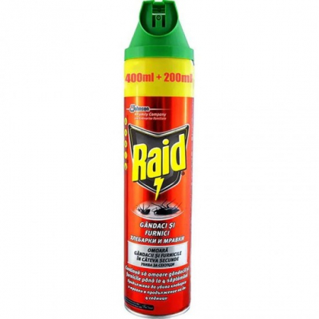 Bricolaj, casa si gradina - Raid insecticid gandaci furnici 600ml