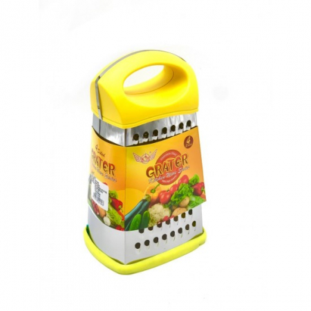 Vase si accesorii bucatarie - Razatoare inox cu silicon 4fete 24x11x9cm mx