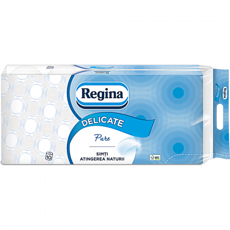 Consumabile hartie - Regina hartie igienica 8role 3straturi pure