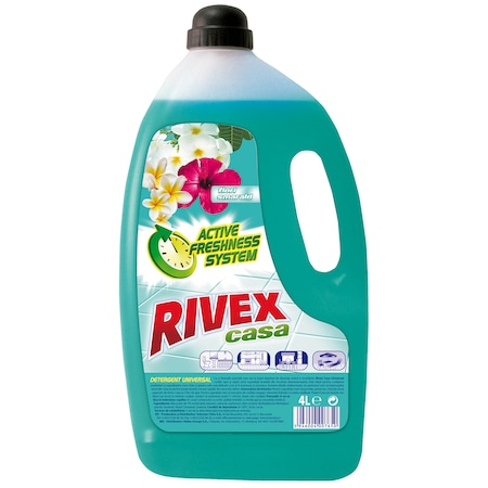 Detergenti si solutii de curatenie - Rivex detergent universal 4l flori smarald