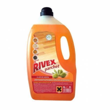 Detergenti si solutii de curatenie - Rivex solutie parchet 4l ulei masline