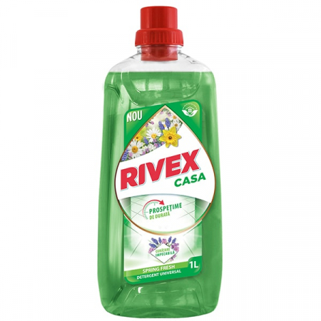 Detergenti si solutii de curatenie - Rivex solutie pardoseli 1.5l spring fresh