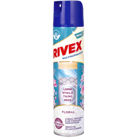 Solutie universala - Rivex spray multisuprafete 300ml antistatic clean fresh