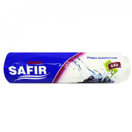 Safir classic pungi alimente 3kg 285x375mm 400buc/rola [1]