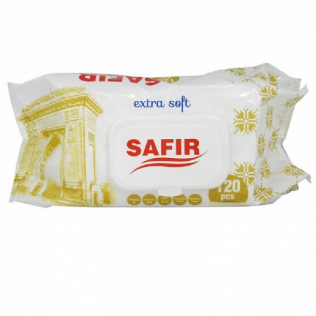 Servetele umede - Safir servetele umede 120buc extra soft
