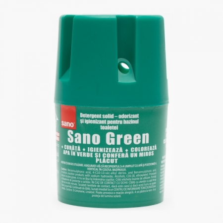 Odorizante wc - Sano odorizant wc bazin 150g green