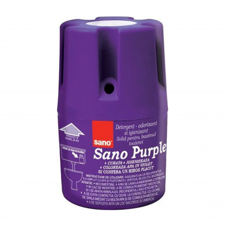 Odorizante wc - Sano odorizant wc bazin 150g purple