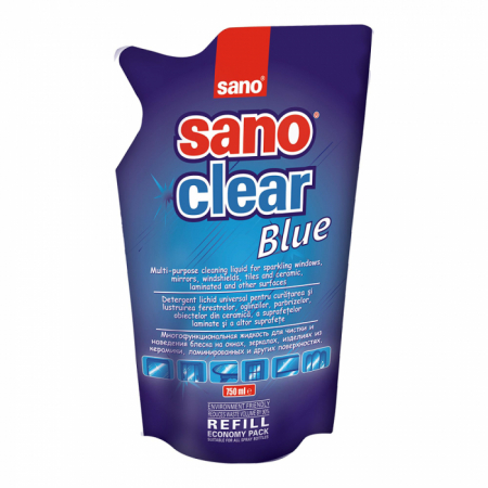 Solutie geam - Sano solutie geam rezerva 750ml blue