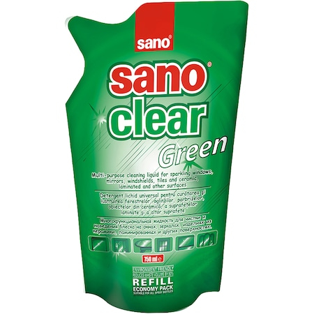 Solutie geam - Sano solutie geam rezerva 750ml green
