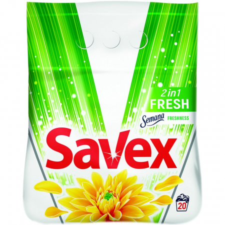 Detergenti rufe - Savex detergent automat 20kg 2in1 fresh