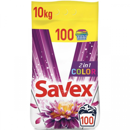 Detergenti rufe - Savex detergent rufe automat 10kg 2in1 color