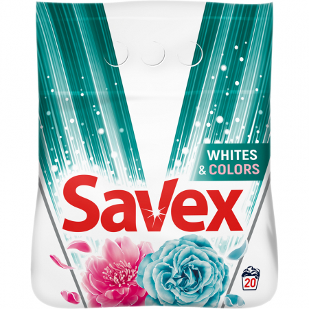 Detergent rufe automat - Savex detergent rufe automat 2kg whites colors