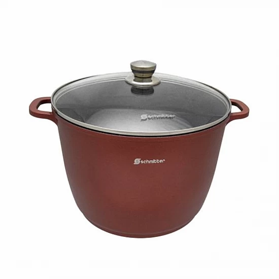 Vase si accesorii bucatarie - Schmitter oala cu capac al turnat ceramic inalta 28cm 300.28 tc