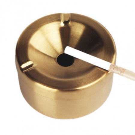 Scrumiere - Scrumiera inox rotunda wow