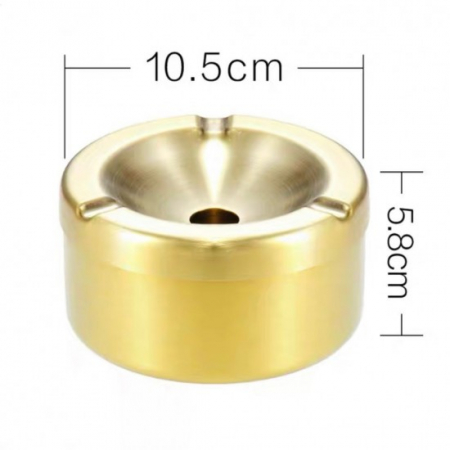 Scrumiera inox rotunda wow [1]