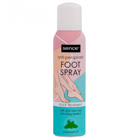Deodorante - Sence beauty spray picioare 150ml aloe vera&menthol