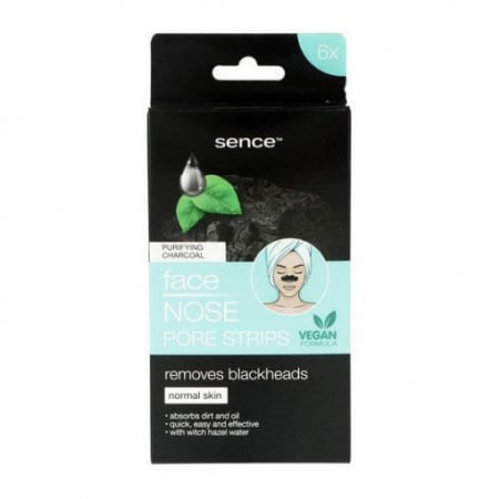 Make up - Sence beauty strips pori nas 6buc charcoal