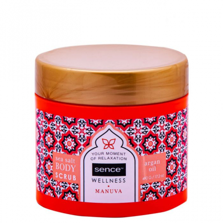 Crema corp - Sence of wellnes exfoliant corp 490ml manuva argan oil