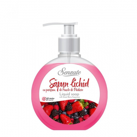 Sapun lichid - Senzate sapun lichid pompa 500ml fructe de padure