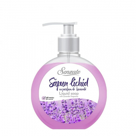 Sapun lichid - Senzate sapun lichid pompa 500ml lavanda