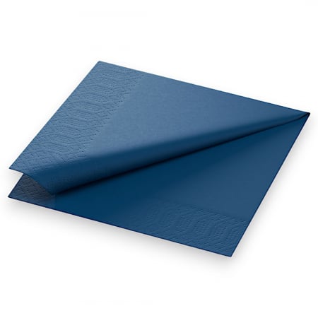 Consumabile hartie - Șervețele Albastre Intens – 2 Straturi | 33x33 cm  - 250 Buc / Pachet