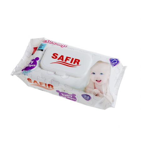 Servetele umede - Servetele umede Extra Soft Safir - 72 Buc / Pachet