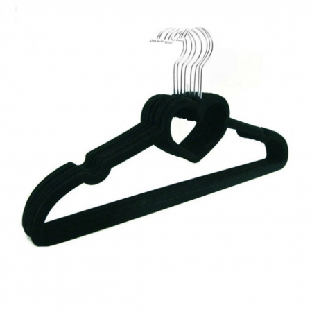 Umerase - Set 5 Umerașe Haine cu Design Inimă – 40 cm, PVC