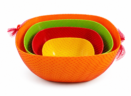 Boluri - Set 4 boluri pătrate STERK – 0,7 L / 1,8 L / 3,3 L / 5 L
