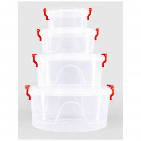 Set cutii alimente rotunde maya sterk