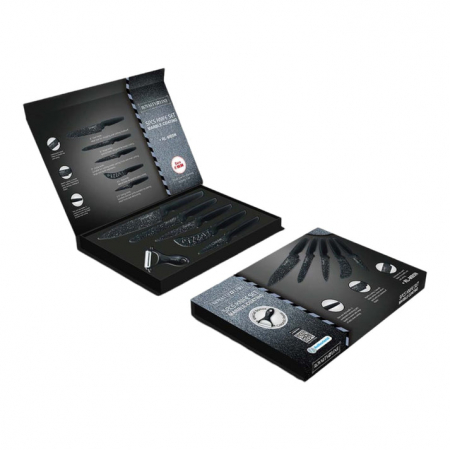 Set cutite, 5 piese royalty line + aparat din ceramica de decojit [1]