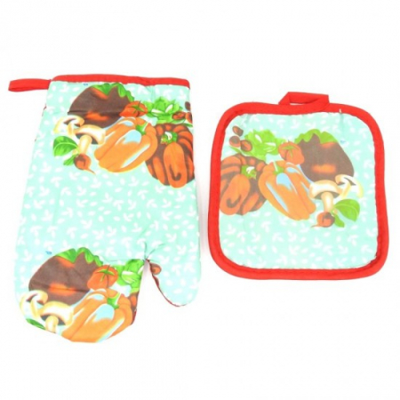 Set manusi bucatarie cu servetel 8-2 wx