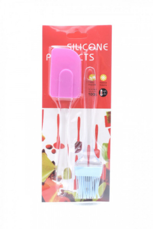 Vase si accesorii bucatarie - Set paleta+pensula silicon 2piese /05474 mx