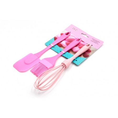 Ustensile bucatarie - Set pensula+paleta+tel silicon zcz mx