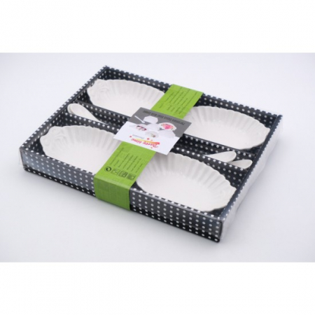 Vase si accesorii bucatarie - Set sosiera 8pcs ceramic