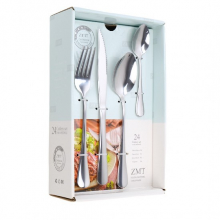 Vase si accesorii bucatarie - Set tacam inox 24pcs wei a-11780