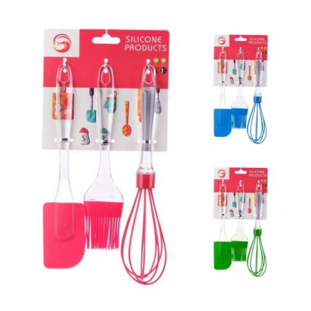 Set ustensile bucatarie 3piese silicon mx [1]