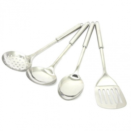 Vase si accesorii bucatarie - Set ustensile bucatarie inox 4piese mx
