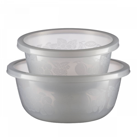 Set vase 2.5l+5l transparent mx
